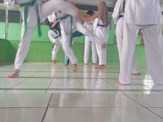 Latihan Taekwondo di MTsN 2 Tasikmalaya Bangun Disiplin dan Semangat Juang Siswa