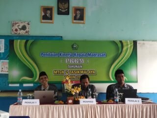 PKKM MTsN 2 Tasikmalaya Tahun 2025 Berlangsung Profesional, Kepala Madrasah Dinilai Langsung oleh Tim Penilai Resmi Kemenag