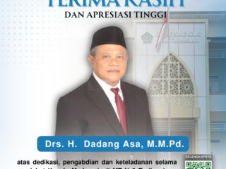 Estafet Kepemimpinan MTsN 2 Tasikmalaya: Apresiasi Pengabdian dan Sambut Amanah Baru