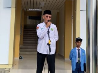 Hari Pertama Masuk Sekolah, Kepala Madrasah Baru Pimpin Upacara dan Halalbihalal Penuh Makna
